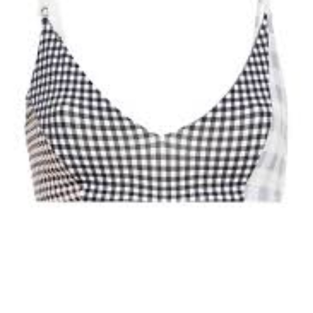 Marysia Suffolk Gingham bikini top